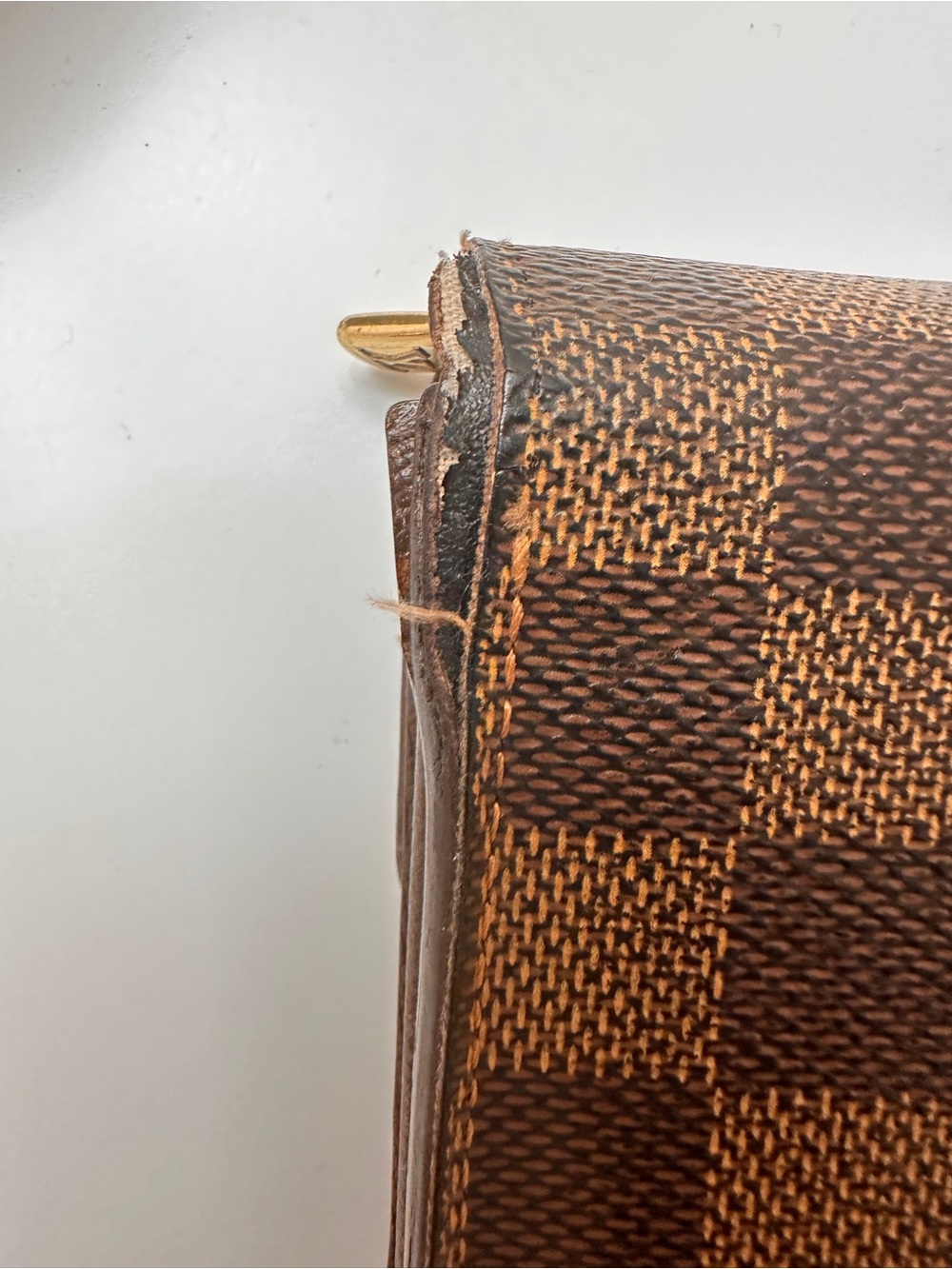 Louis Vuitton Damier Ebene Brown Checkered Continental Wallet - Picture 2 of 11